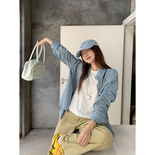 Zhang Ruonan plaid