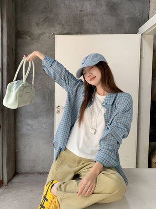 Zhang Ruonan plaid