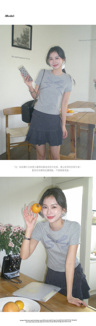 bow short Skirt
