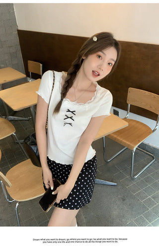 new ballet lace Top