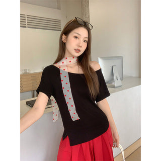 lazy relaxed shoulder Top