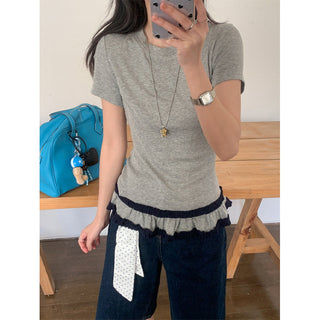 unique chic hem Top