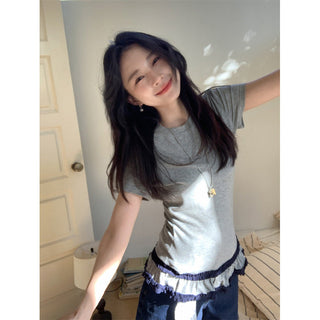 unique chic hem Top