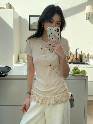 unique chic hem Top