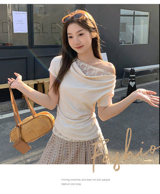 Korean lace swing Top