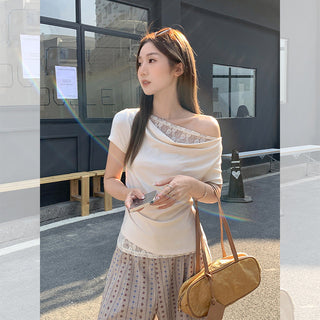 Korean lace swing Top