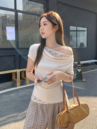 Korean lace swing Top