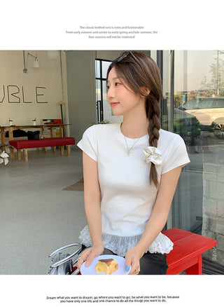 ballet lace lacework Top
