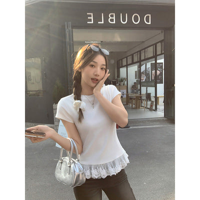 ballet lace lacework Top