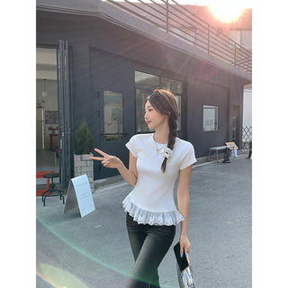 ballet lace lacework Top