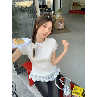 ballet lace lacework Top