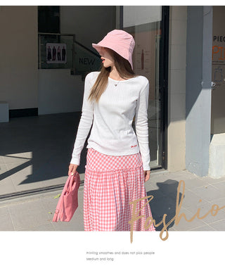 Korean white jacquard Top