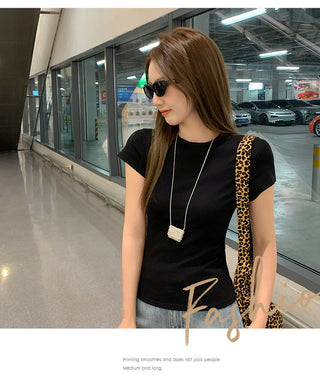 Korean white nipped Top