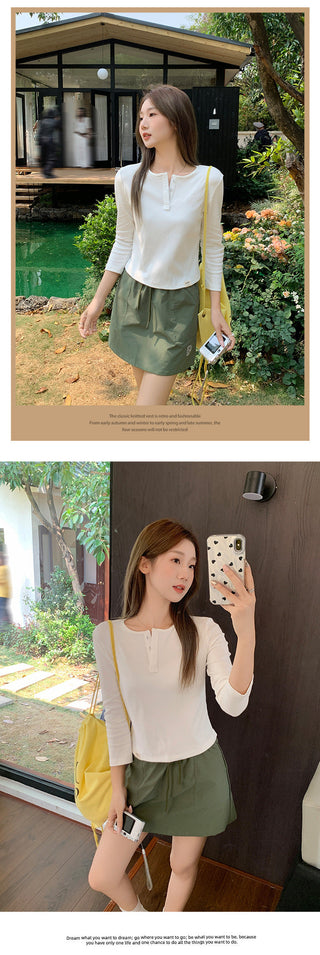 spring casual white Top