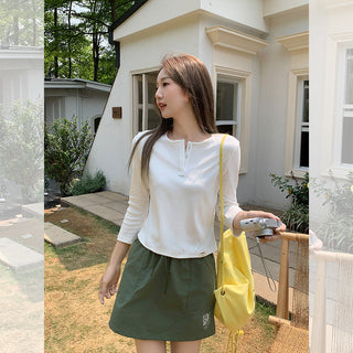 spring casual white Top