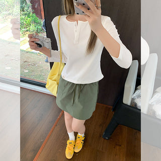spring casual white Top