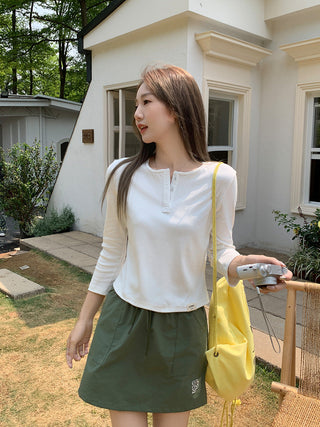 spring casual white Top