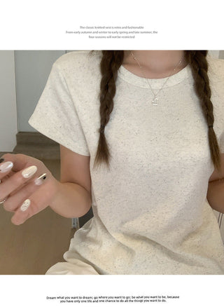 chic solid color Top
