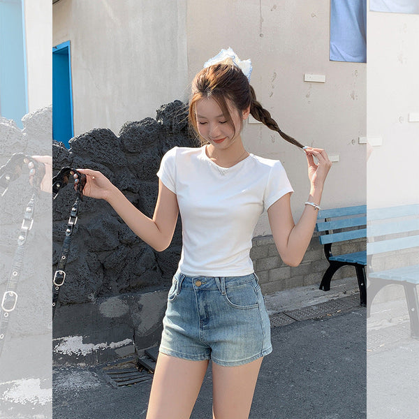 white backless bow Top