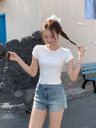white backless bow Top