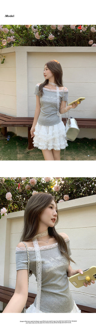 hot off-shoulder lace