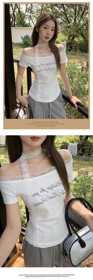 hot off-shoulder lace