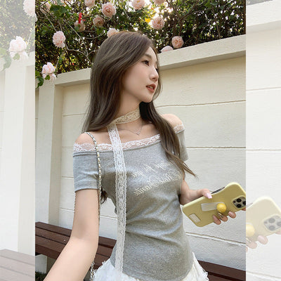 hot off-shoulder lace