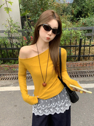 apricot slant shoulder