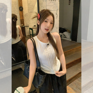 French bow lace Top