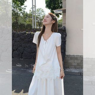 lace stitching pure Top