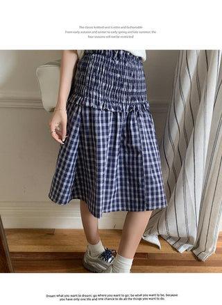 unique elastic waist Skirt