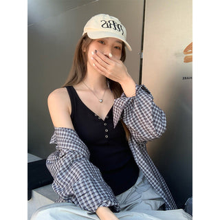 sweet white half-open Shirt