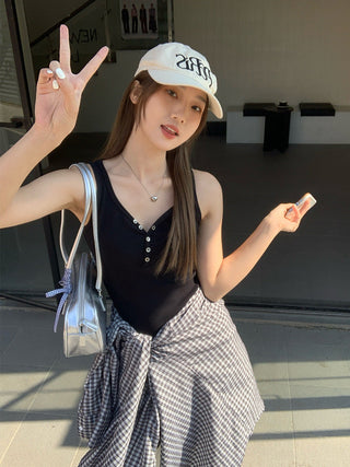 sweet white half-open Shirt