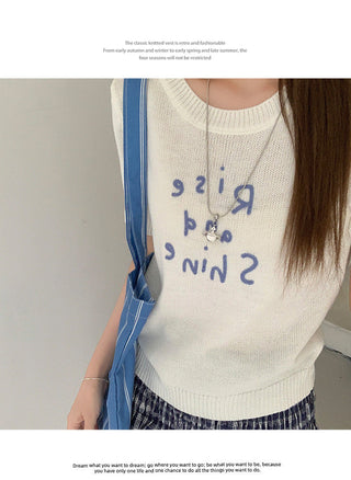 sweet contrast embroidery Top