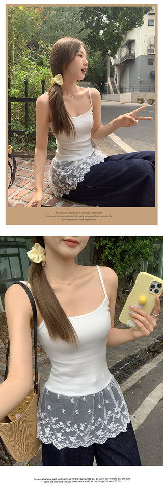 lace stitching  Top