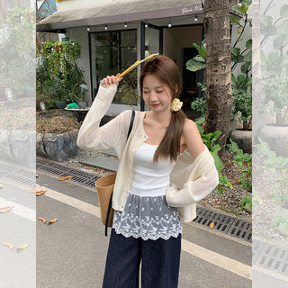 lace stitching  Top