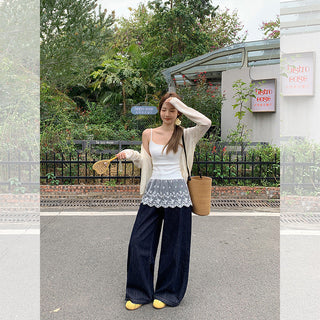 lace stitching  Top