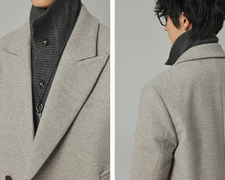 closure collar coat