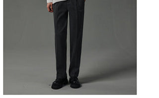slim woolen pants