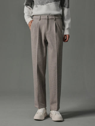 slim woolen pants