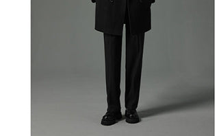 slim woolen pants