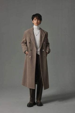 slim woolen pants