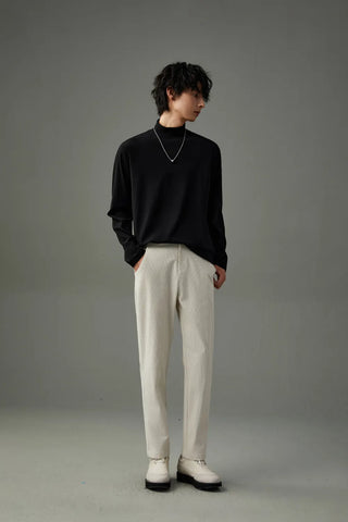 half turtleneck shirt