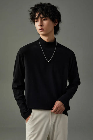 half turtleneck shirt