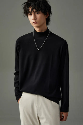 half turtleneck shirt