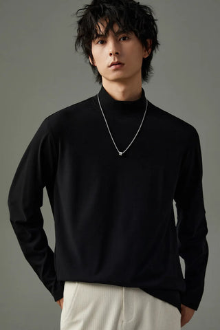 half turtleneck shirt