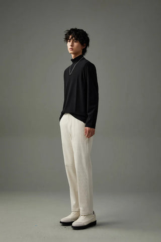 half turtleneck shirt