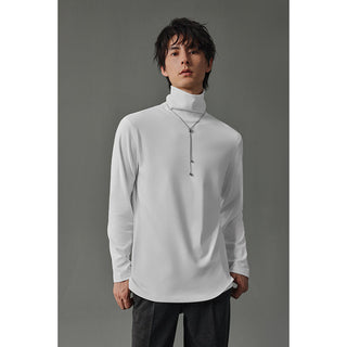 half turtleneck shirt