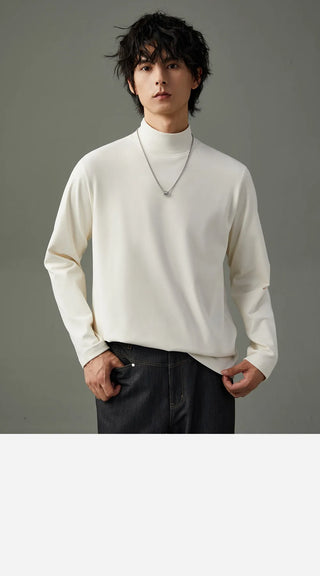half turtleneck shirt