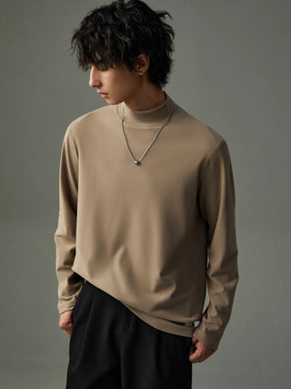half turtleneck shirt